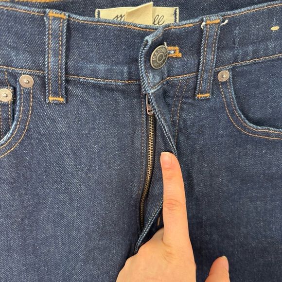 Madewell Women's Dark Blue 90’s straight jean 27 - Picture 4 of 11